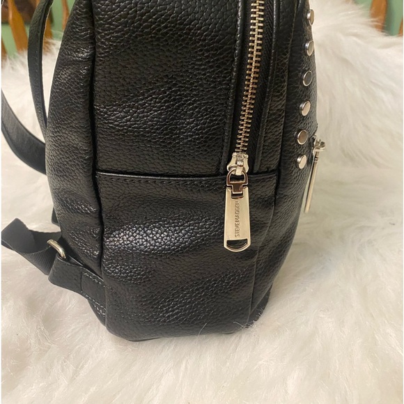 Steve Madden backpack black with silver studs. - Picture 3 of 10